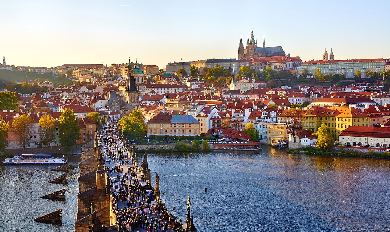 Prague: Charles Bridge, the Vltava and Prague Castle
